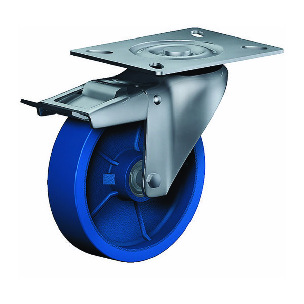 Swivel Castor With Total Lock Transport Series KD, Wheel ZS