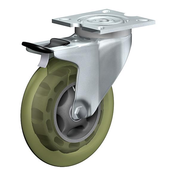 Lenkrolle mit Totalfeststeller 312X PT 100 SKA