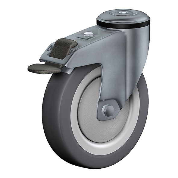  Swivel castor with total lock 331LX RÜ10 102 TP