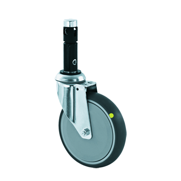  Swivel castor with total lock 390 S 127 EL