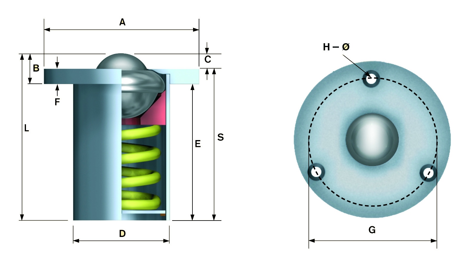  Kugelrolle A1028-13