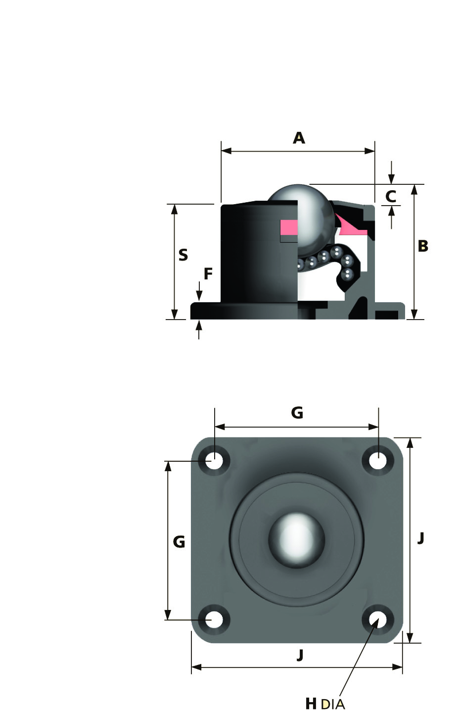  Ball Transfer Unit A6025-3-13