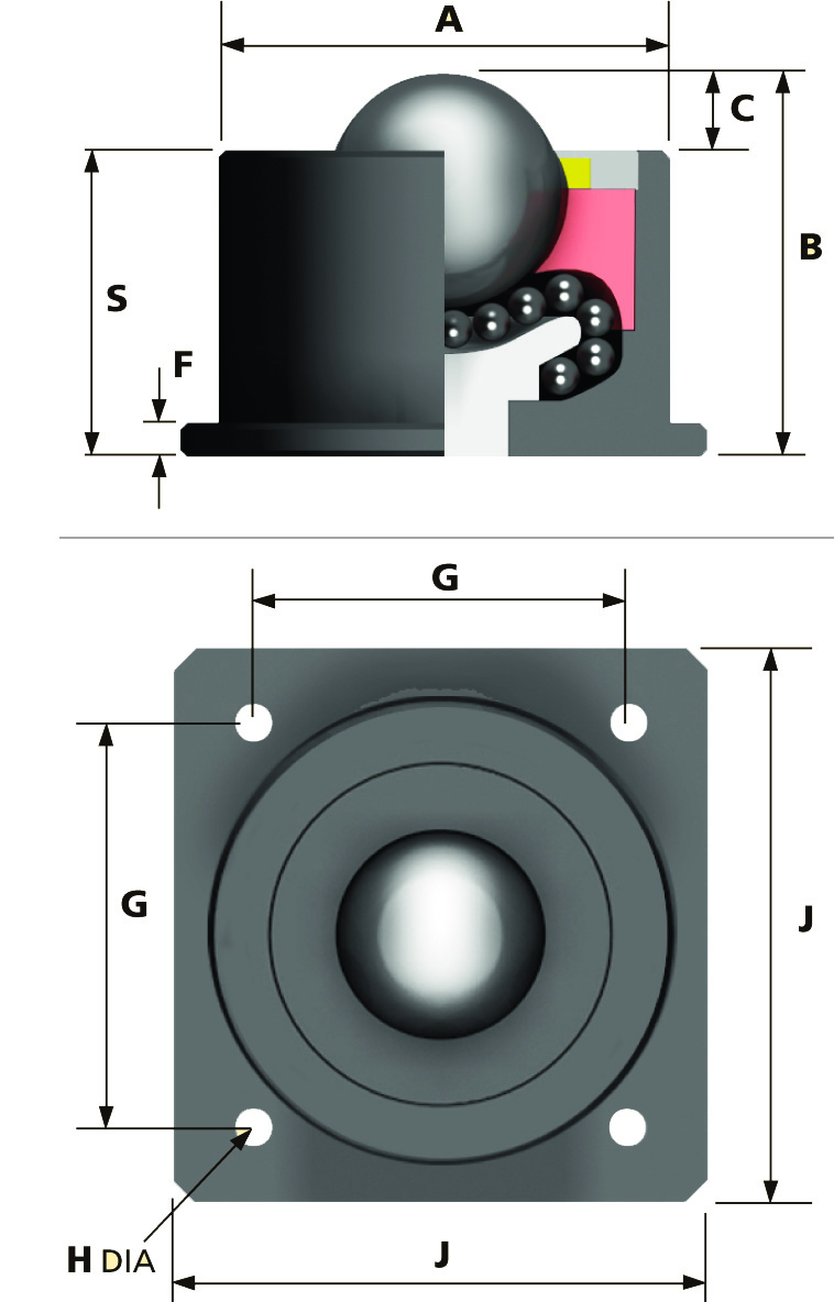  Kugelrolle A7103-13