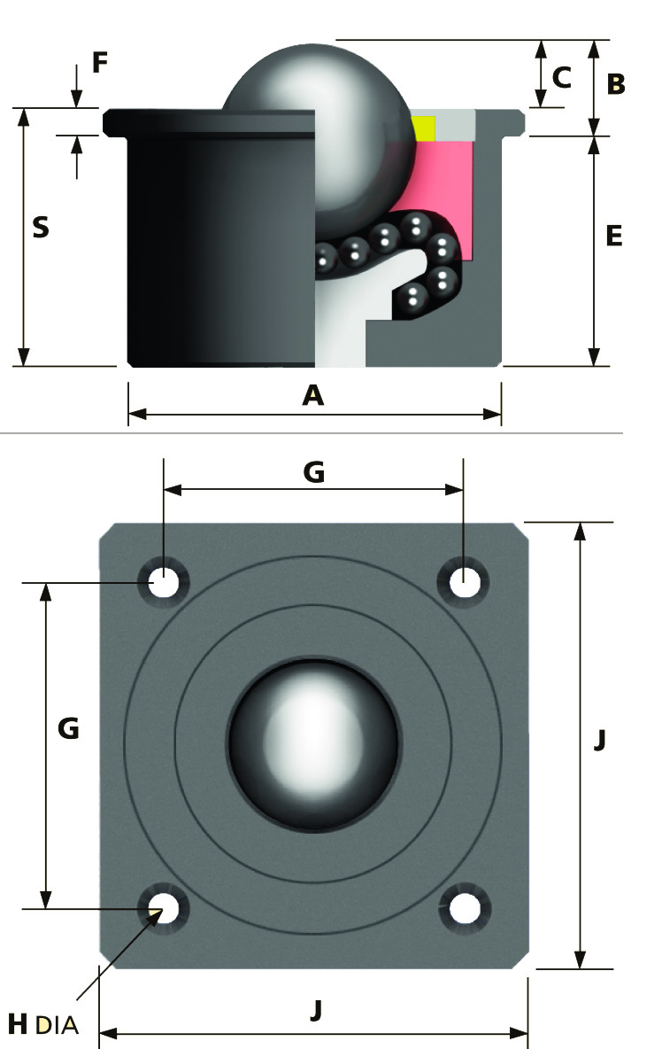  Ball Transfer Unit A7104-16