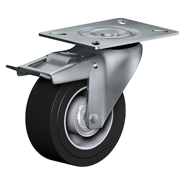 Lenkrolle mit Totalfeststeller KDT 100 EB