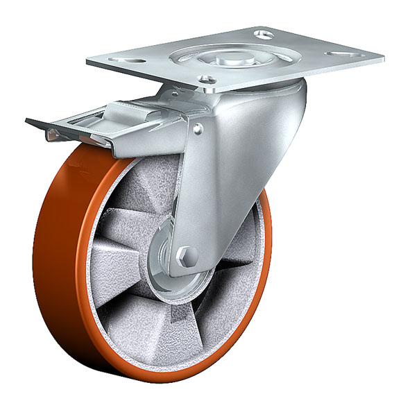 Lenkrolle mit Totalfeststeller PDT 150 TLB